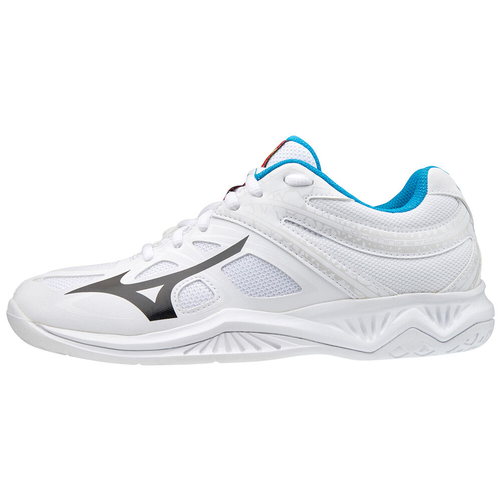 Mens Mizuno Lightning Star Z5 Volleyball Shoes White/Black/Blue Philippines (KEZXUD308)